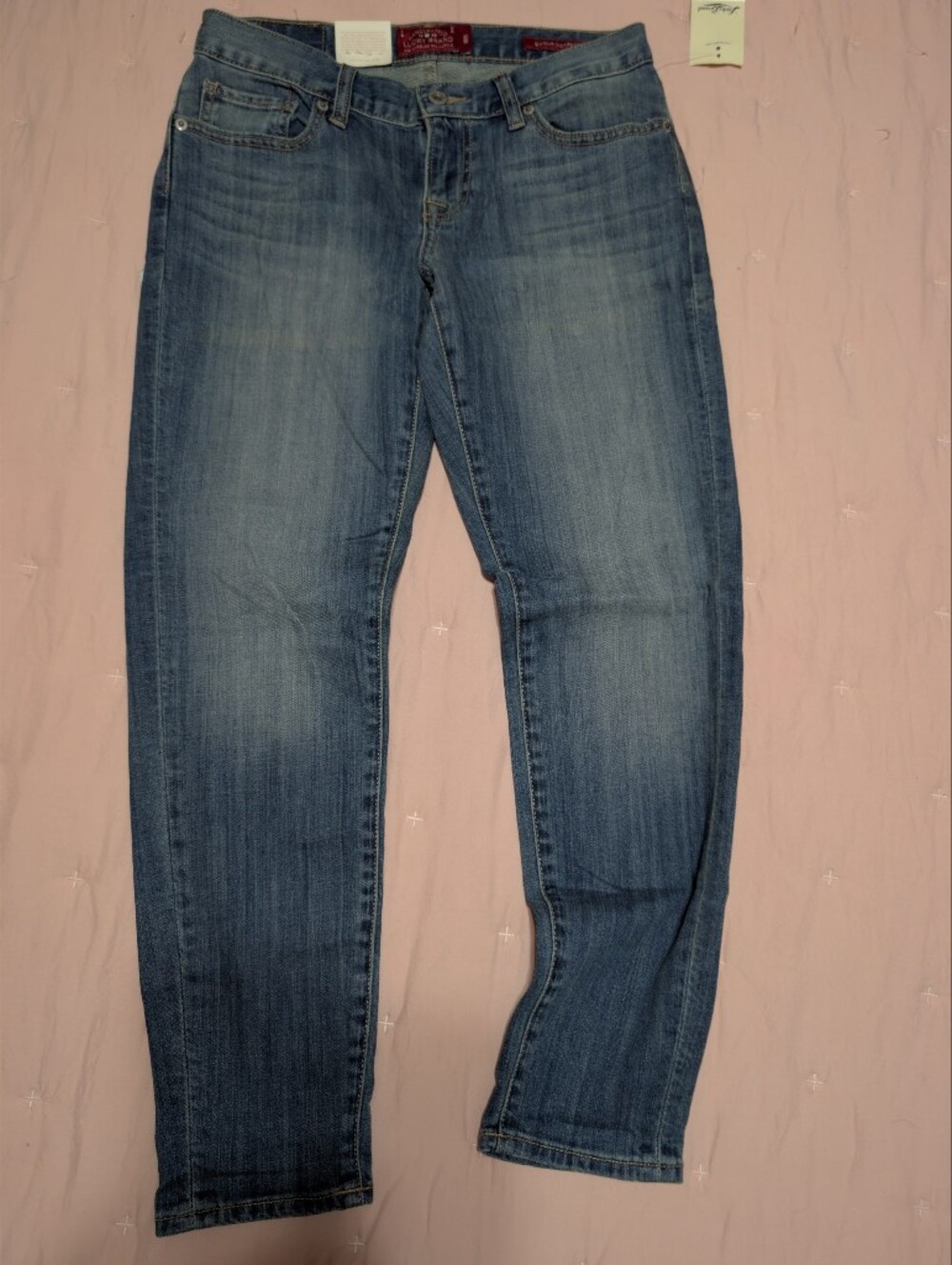 Lucky Brand Women's Medium Blue Skinny Jeans